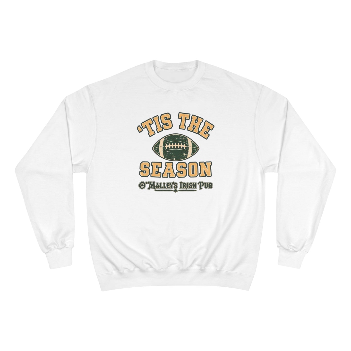 'Tis the Season Football Sweatshirt — O'Malley's Irish Pub Vintage Game Day Champion Crewneck