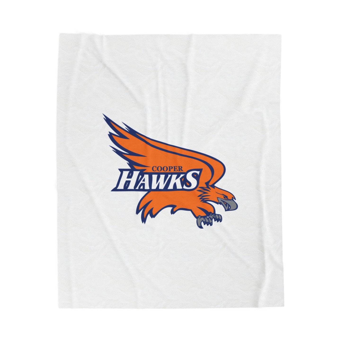 Robbinsdale Cooper Hawks Velveteen Plush Blanket - Cozy Sports Blanket for Fans