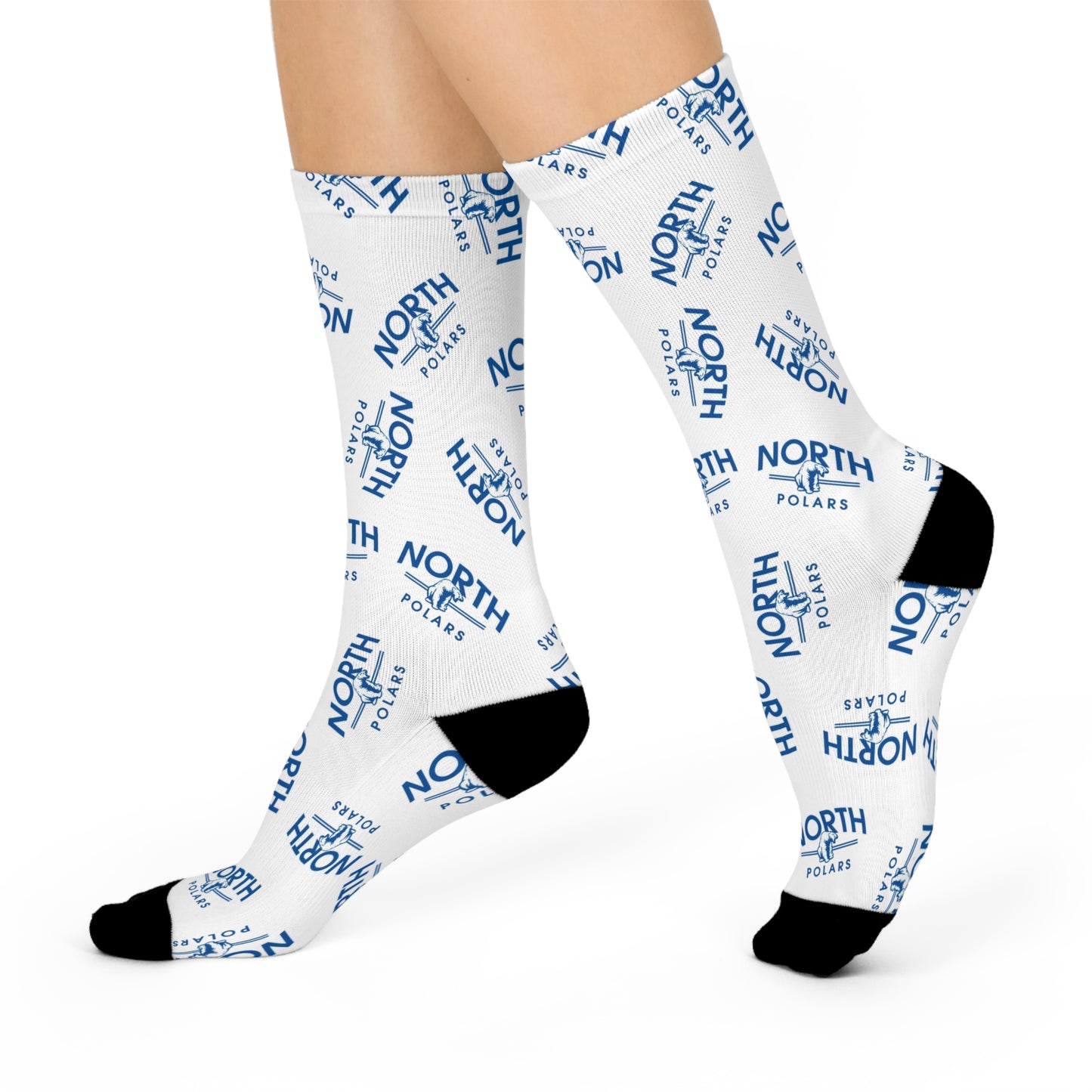 Minneapolis North Polars Stylish Cushioned Crew Socks - Perfect for Outdoor Adventures and Daily Comfort