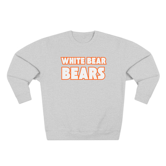 White Bear Bears Crewneck Sweatshirt — School Spirit Sweatshirt