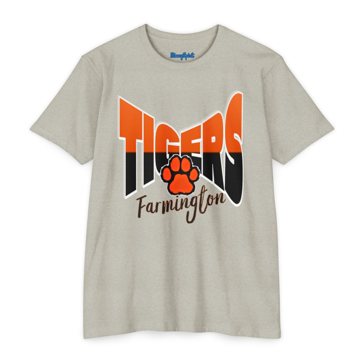 Farmington Tigers Paw Print Graphic T-Shirt