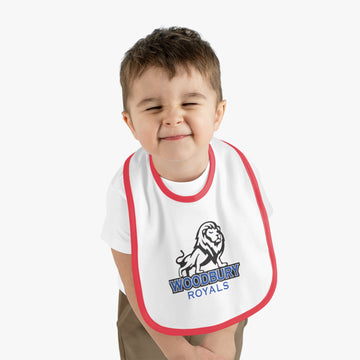 Woodbury Royals Baby Contrast Trim Jersey Bib
