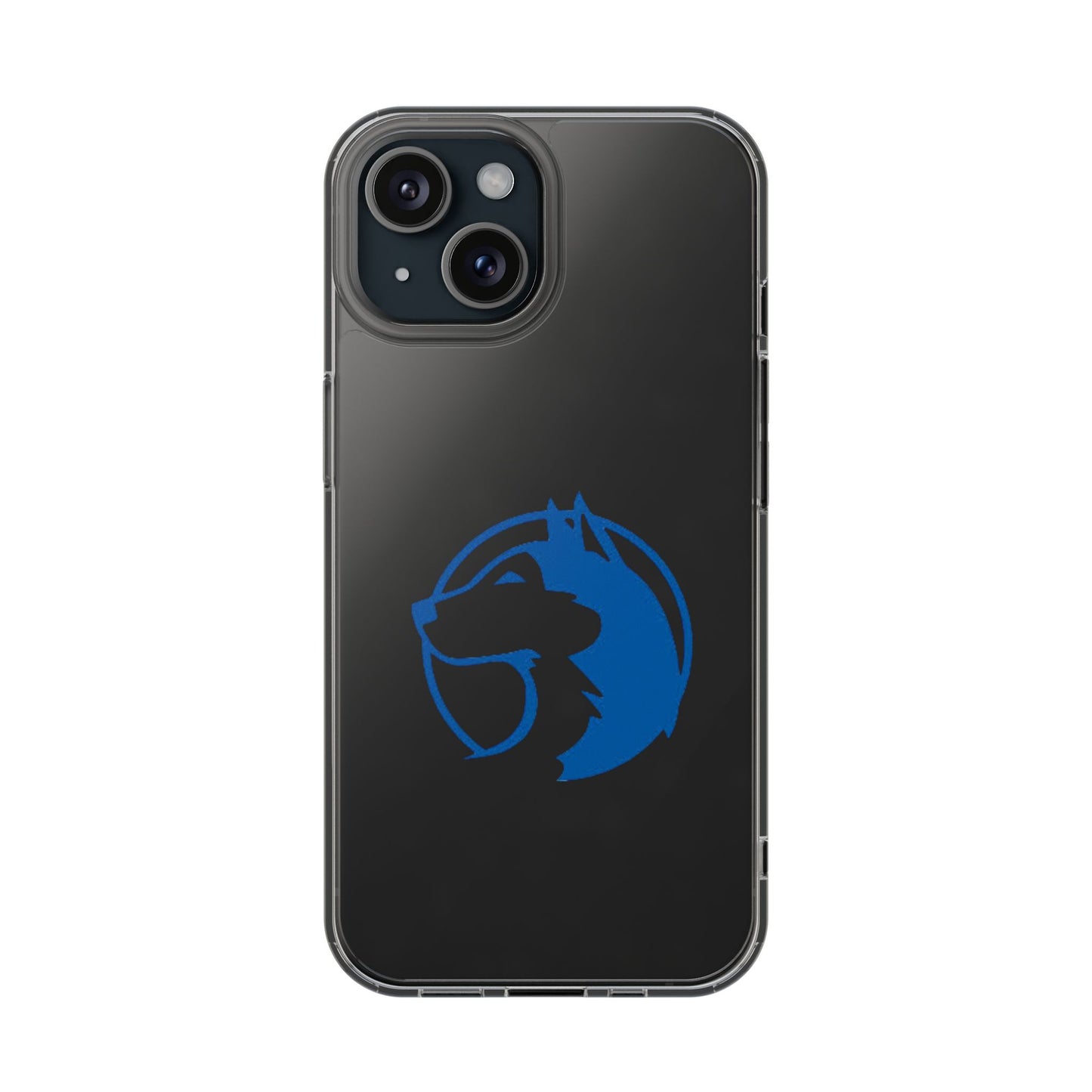 Saint Anthony Huskies Clear Phone Case