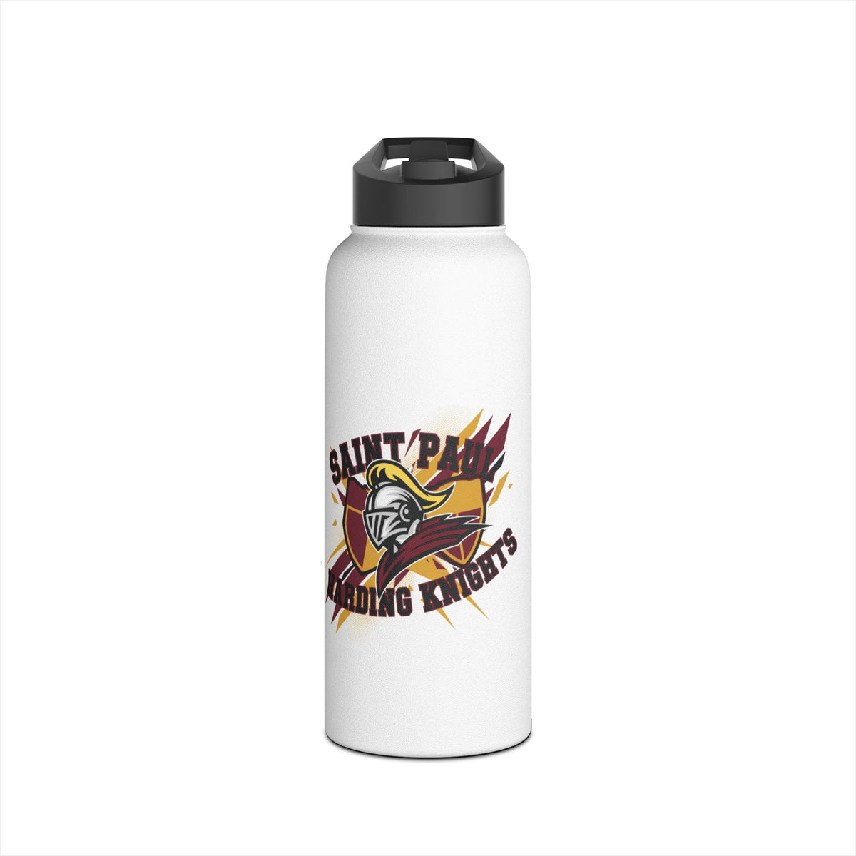 Saint Paul Harding Knights Stainless Steel Water Bottle, Motivational Hydration Bottle, Sports Water Bottle, Eco-Friendly Gift, Personalized Travel Mug