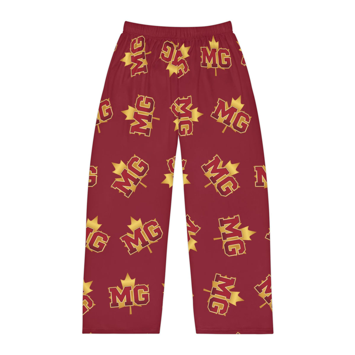 Maple Grove Crimson Men's Pajama Pants - Comfortable Sleepwear for Relaxation and Lounging