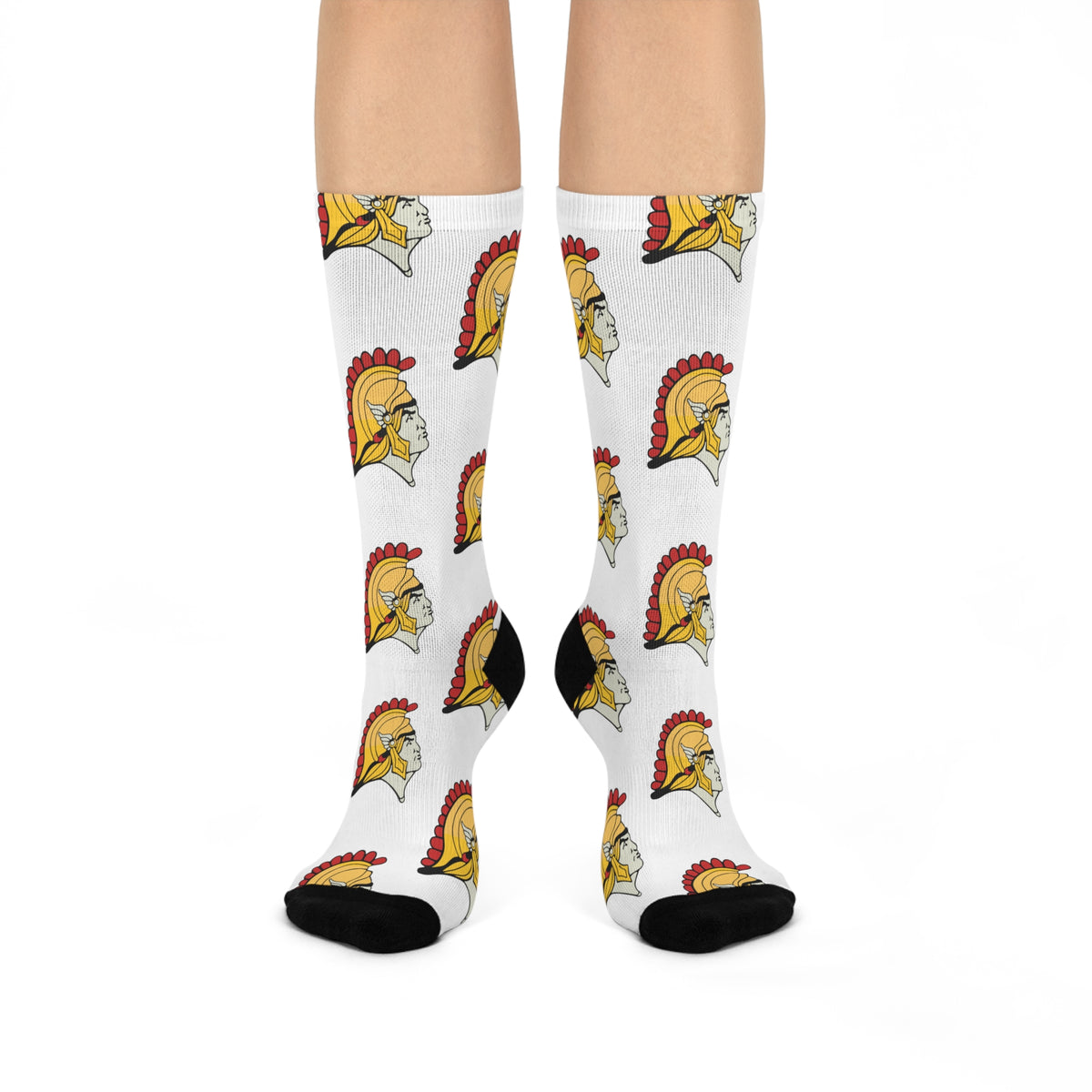 Orono Spartans Trendy Cushioned Crew Socks