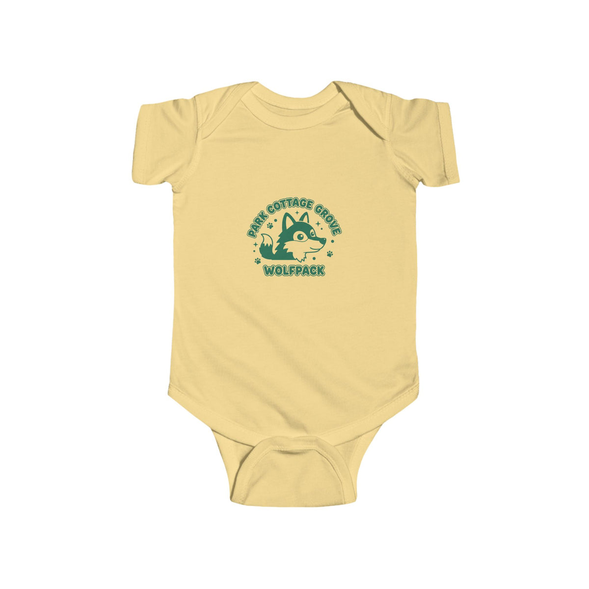 Park Wolfpack Infant Bodysuit - Cute Baby Apparel for Little Fans