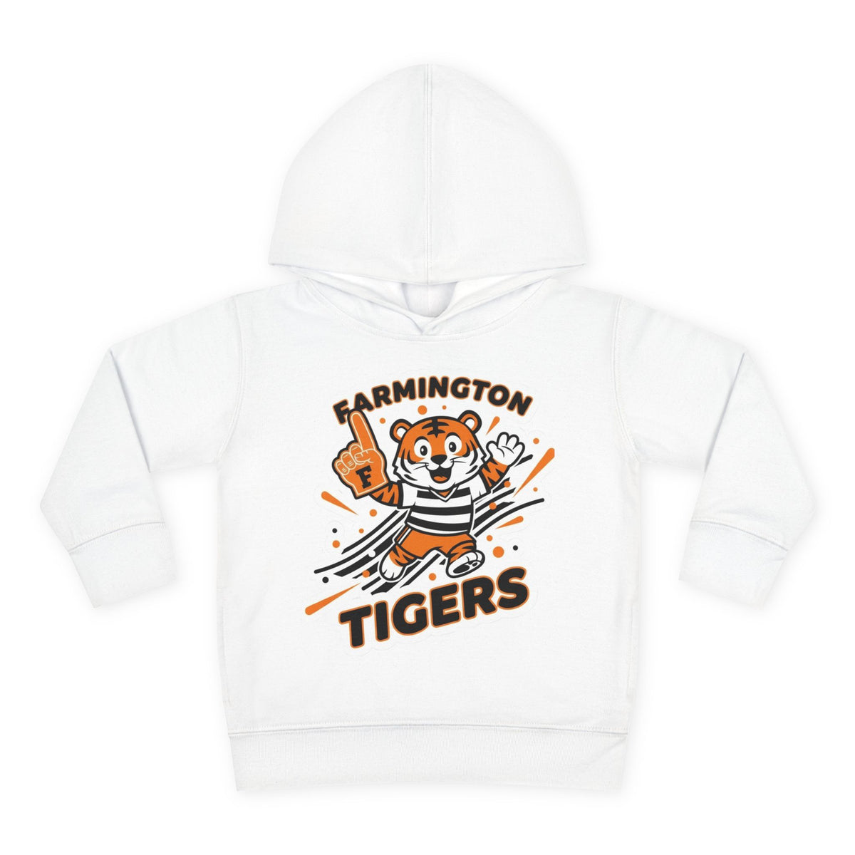 Farmington Tigers Toddler Pullover Fleece Hoodie