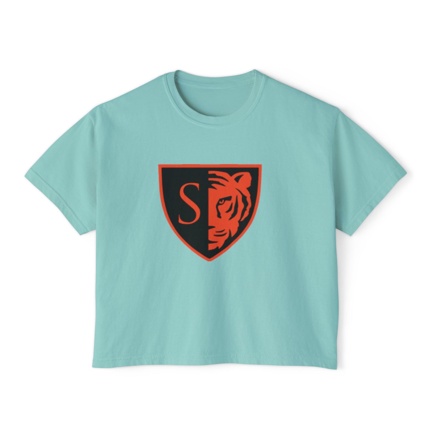 Trendy Women's Boxy Tee with Minneapolis South Tigers Design