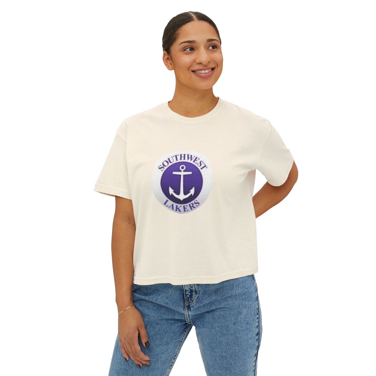 Minneapolis Southwest Lakers Women's Boxy Tee - Casual Summer Vibe