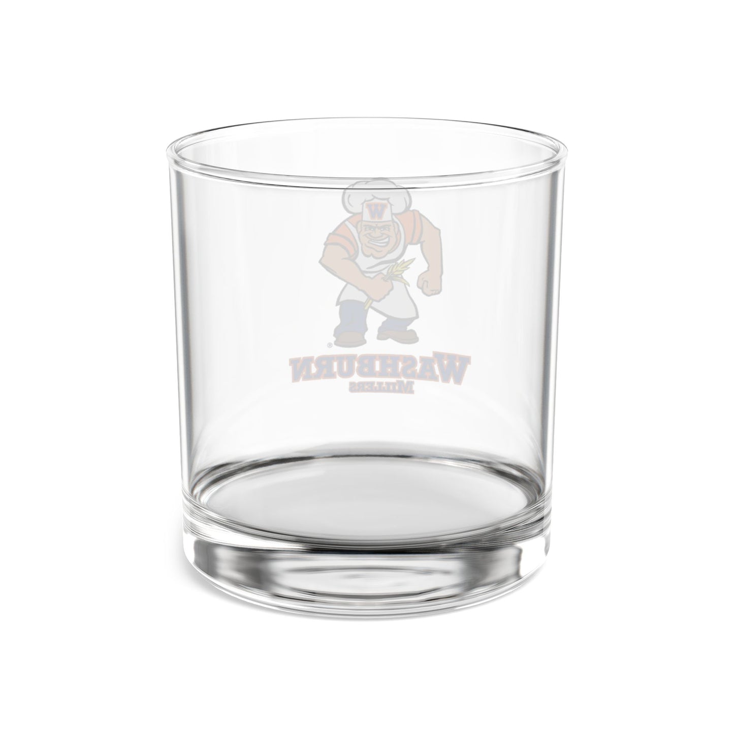 Washburn Millers 10oz Rocks Glass - Perfect for Game Day Celebrations