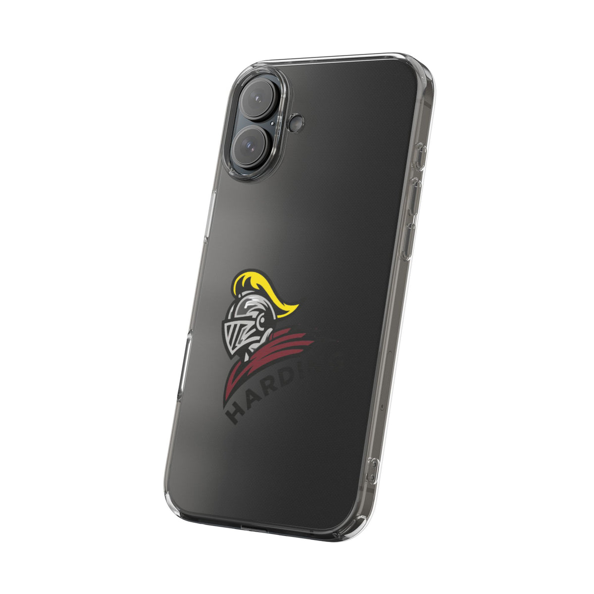 Clear Phone Case with Harding Logo
