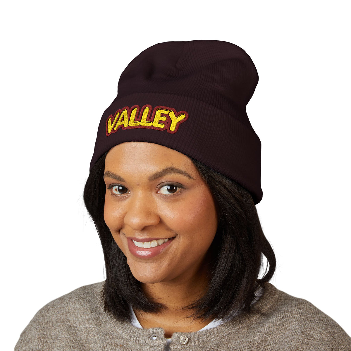 Apple Valley VALLEY Embroidered Cuffed Beanie