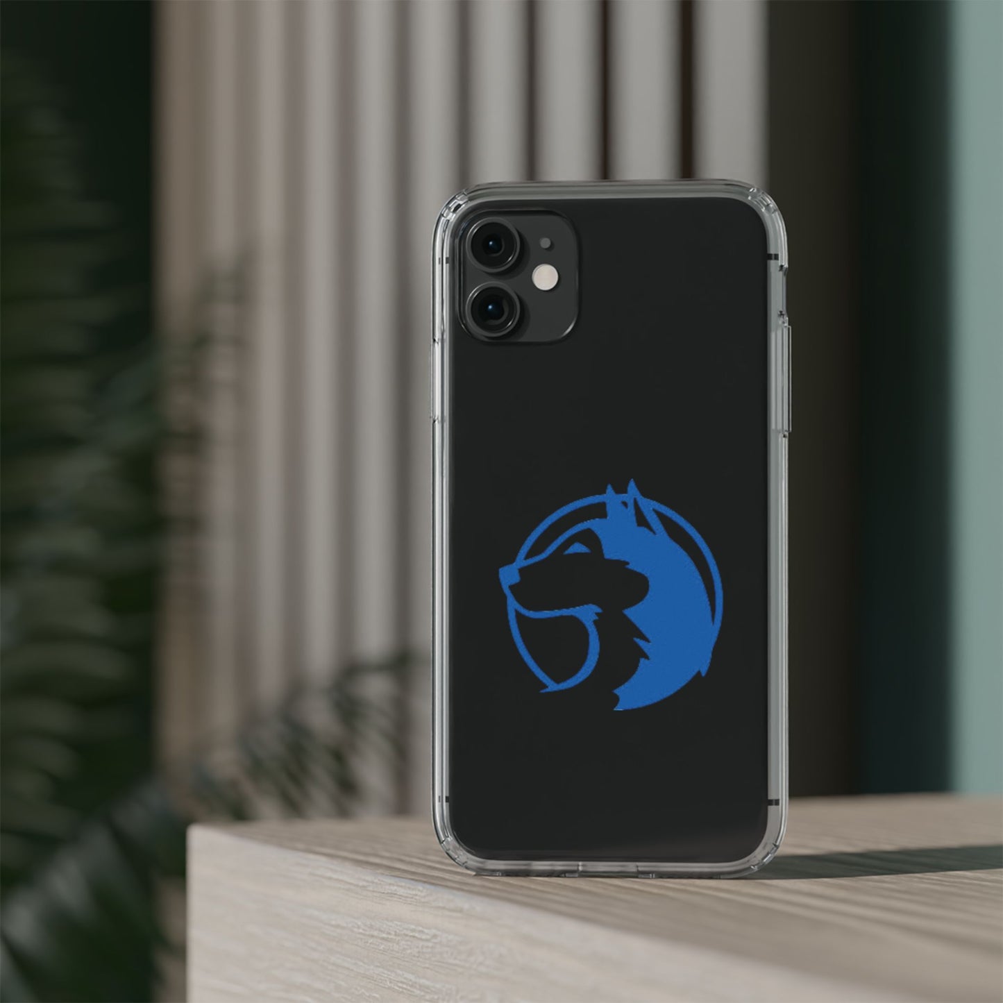 Saint Anthony Huskies Clear Phone Case