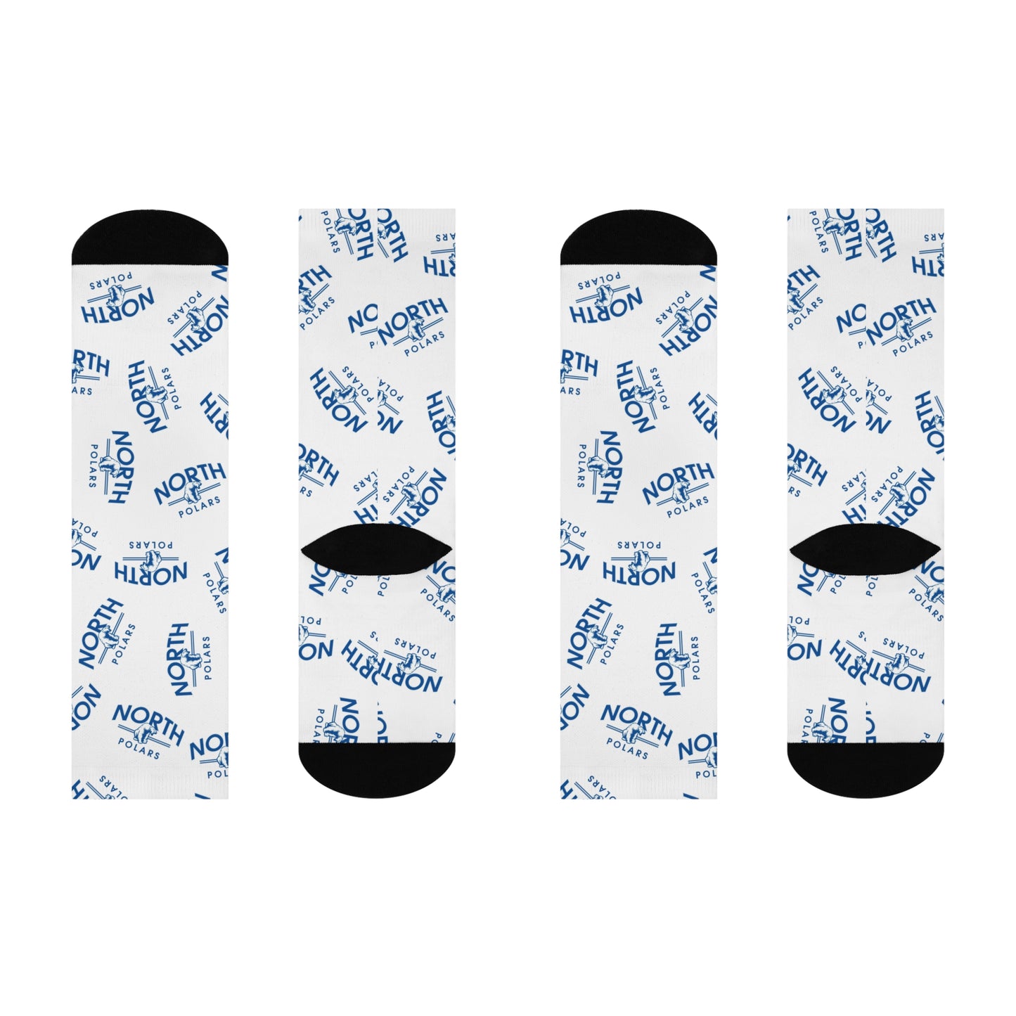 Minneapolis North Polars Stylish Cushioned Crew Socks - Perfect for Outdoor Adventures and Daily Comfort