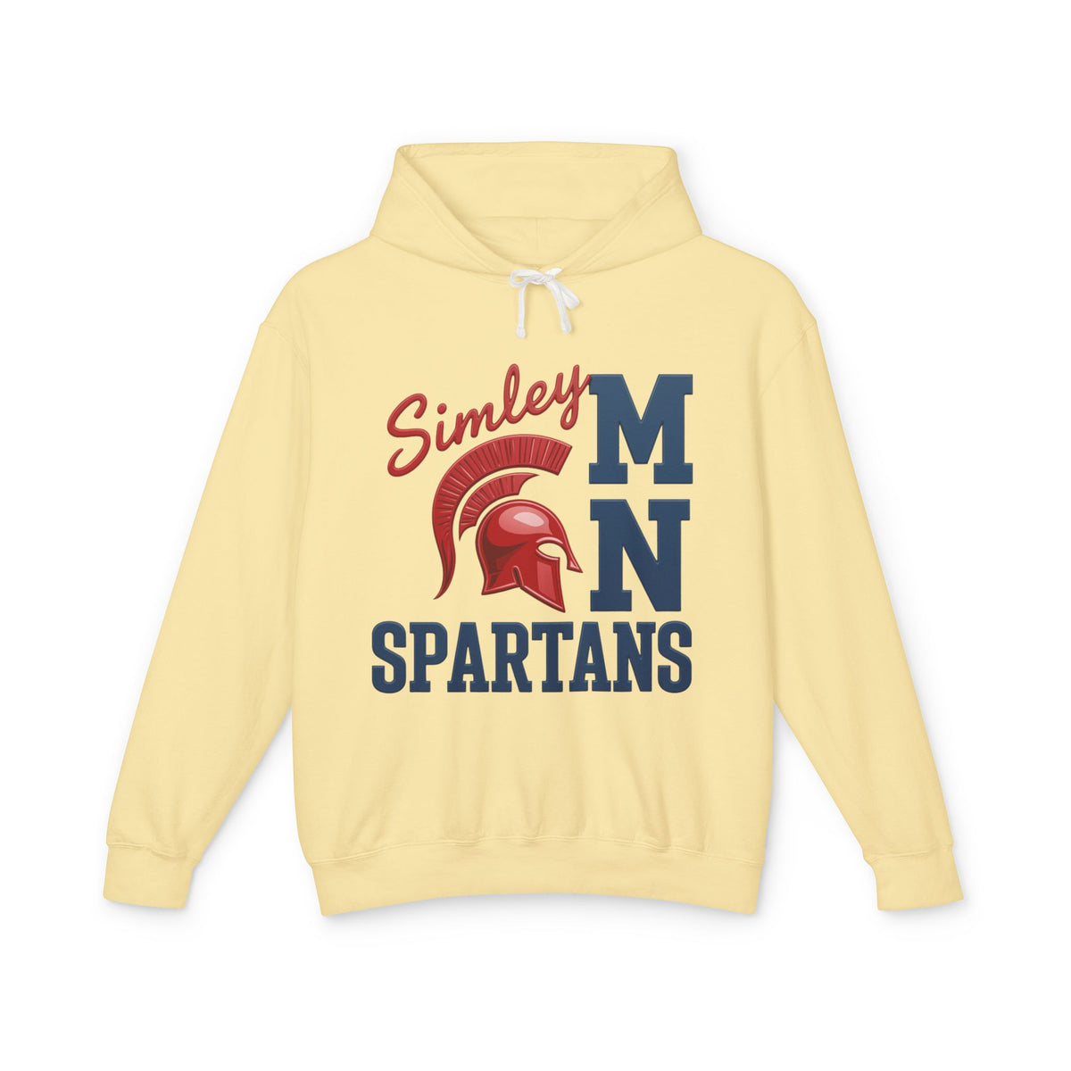 Simley MN Spartans Lightweight Hooded Sweatshirt