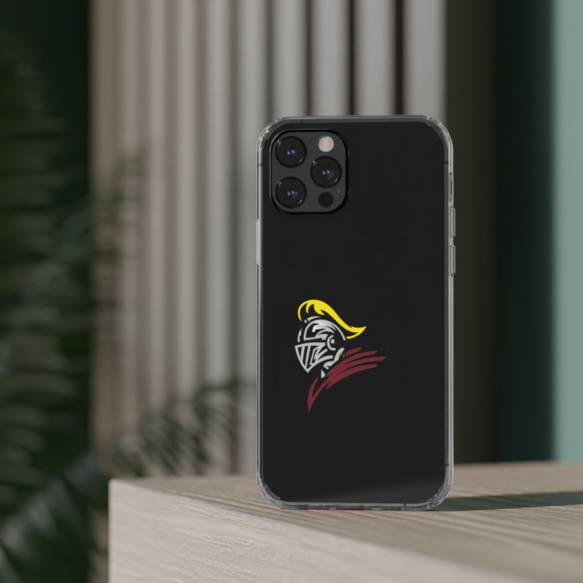 Clear Phone Case with Harding Logo