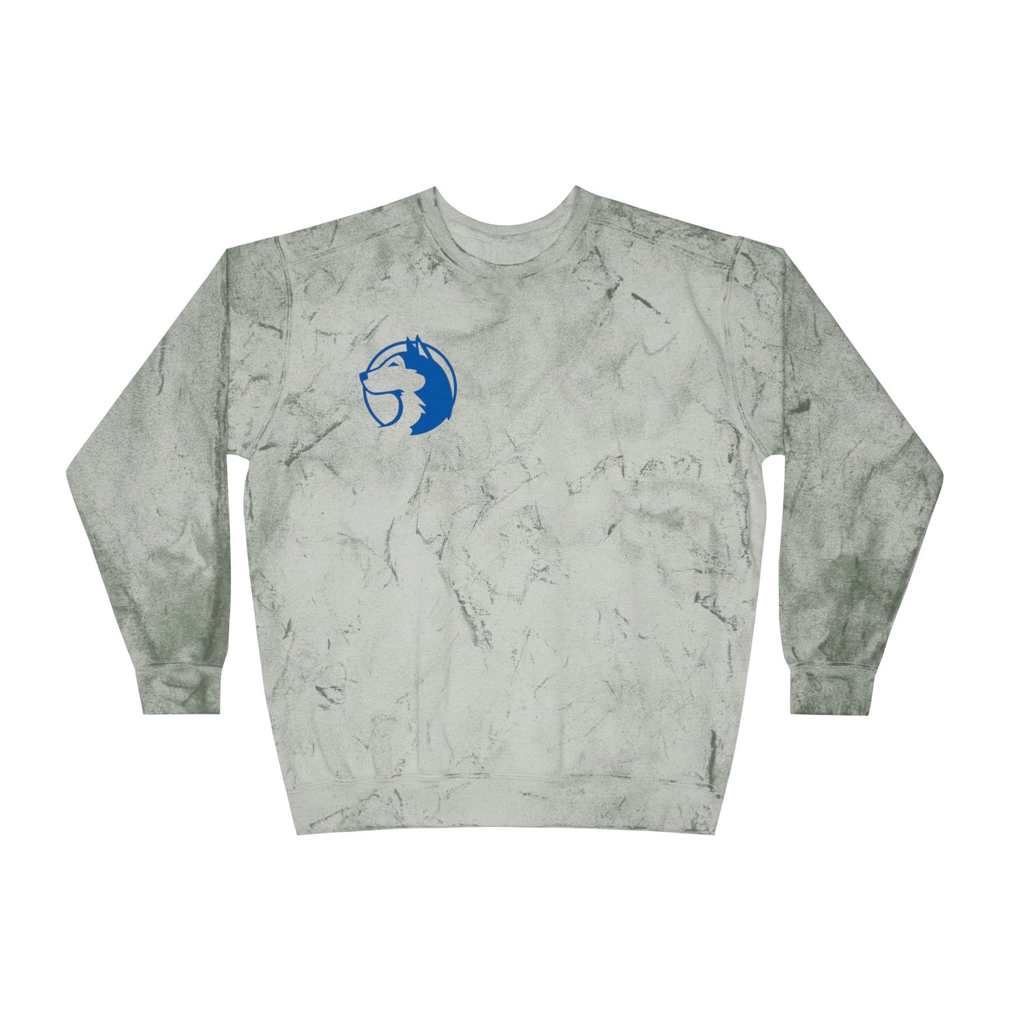 Saint Anthony Huskies Unisex Color Blast Sweatshirt - Vibrant Yellow Crewneck for Cozy Style