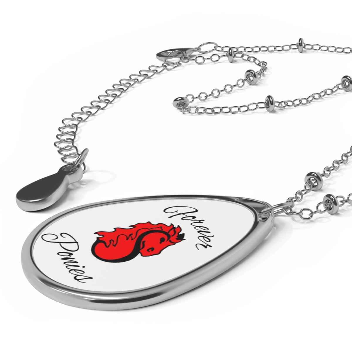 Stillwater Ponies "Forever" Oval Necklace