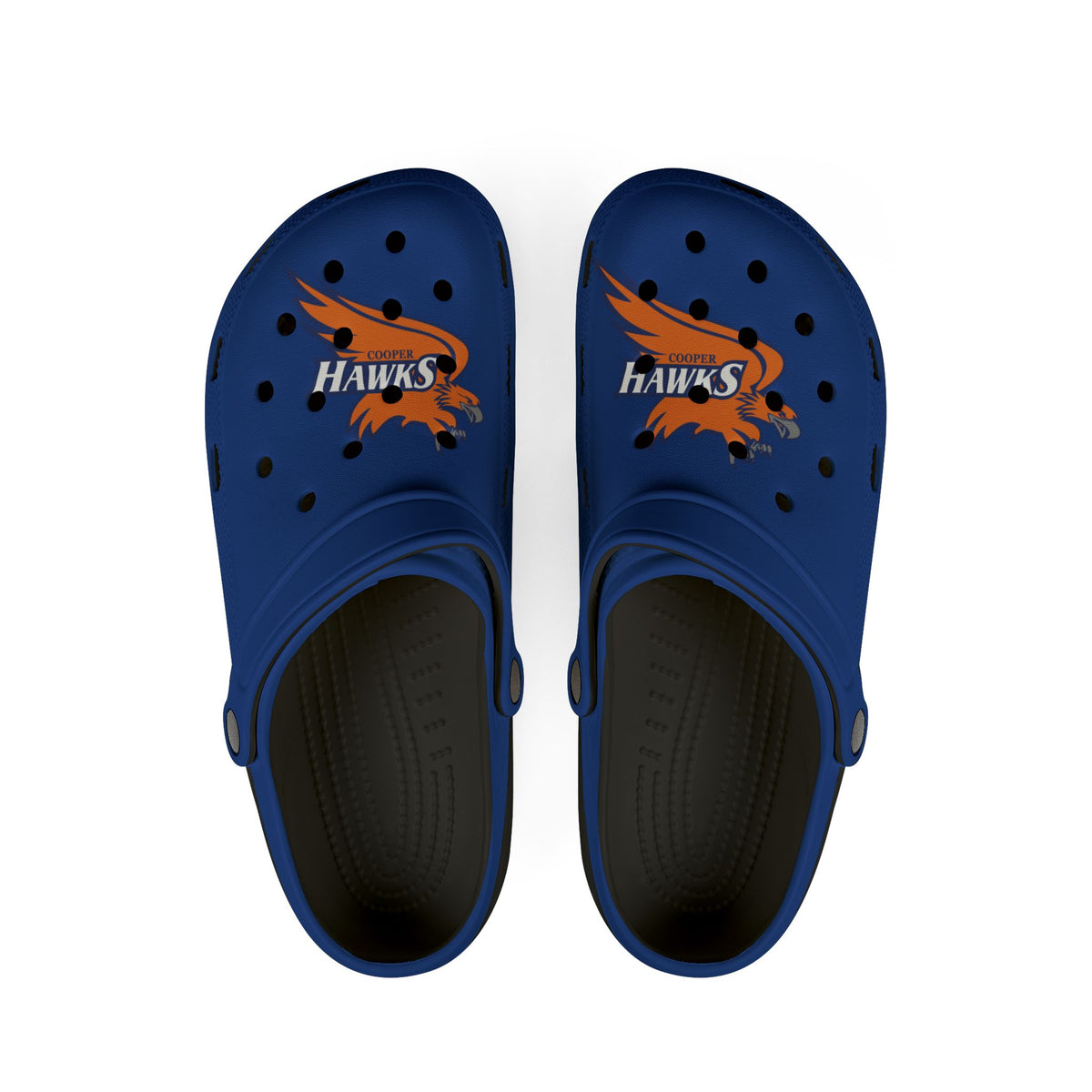 Robbinsdale Cooper EVA Foam Rubber Shoes - Hawks Team Clogs for Sports Fans