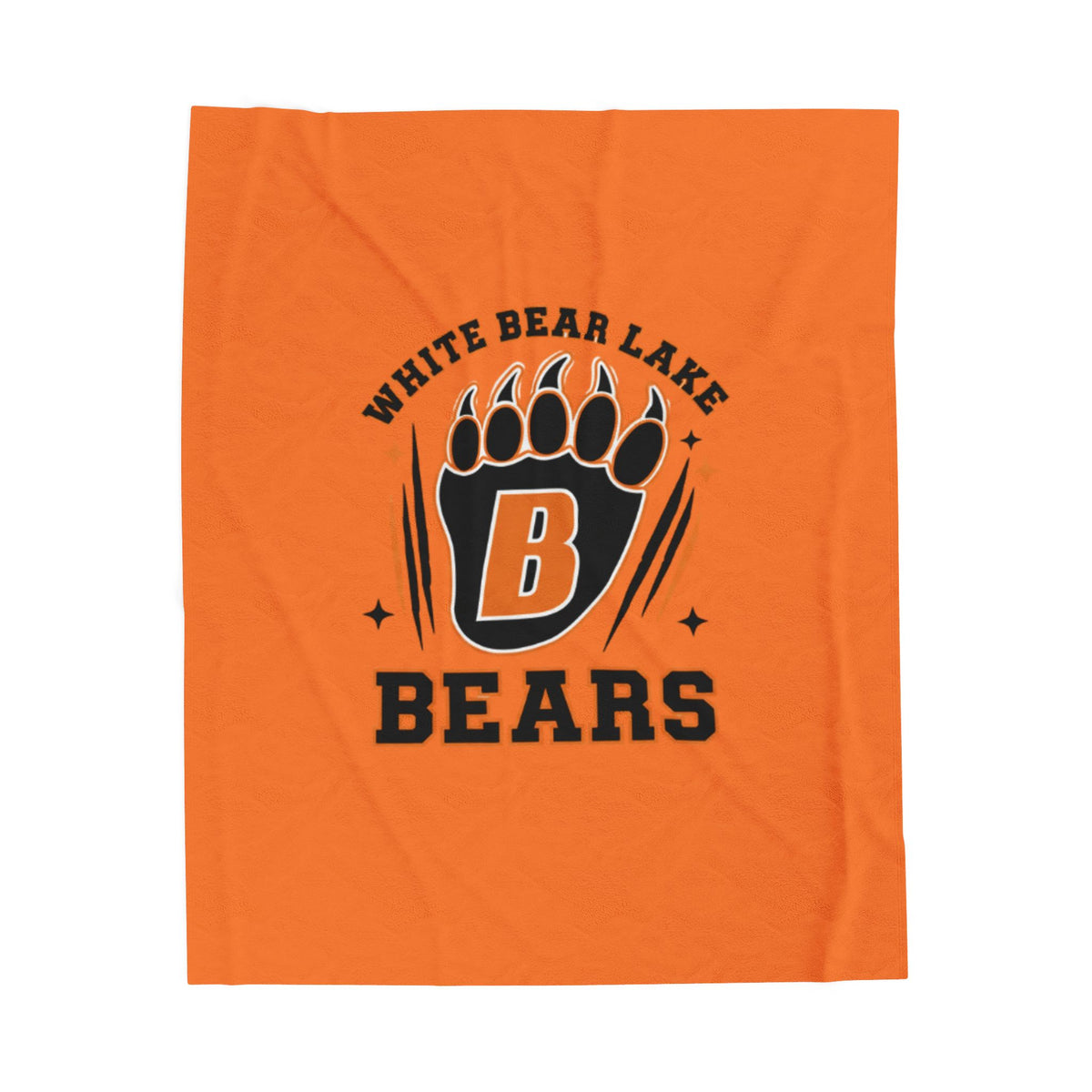 White Bear Lake Bears Cozy Velveteen Plush Blanket - Perfect for Relaxation and Home Decor