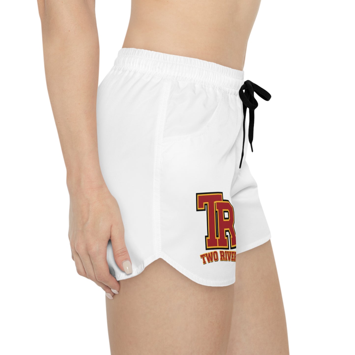 Two Rivers Warriors Women's White Casual Shorts
