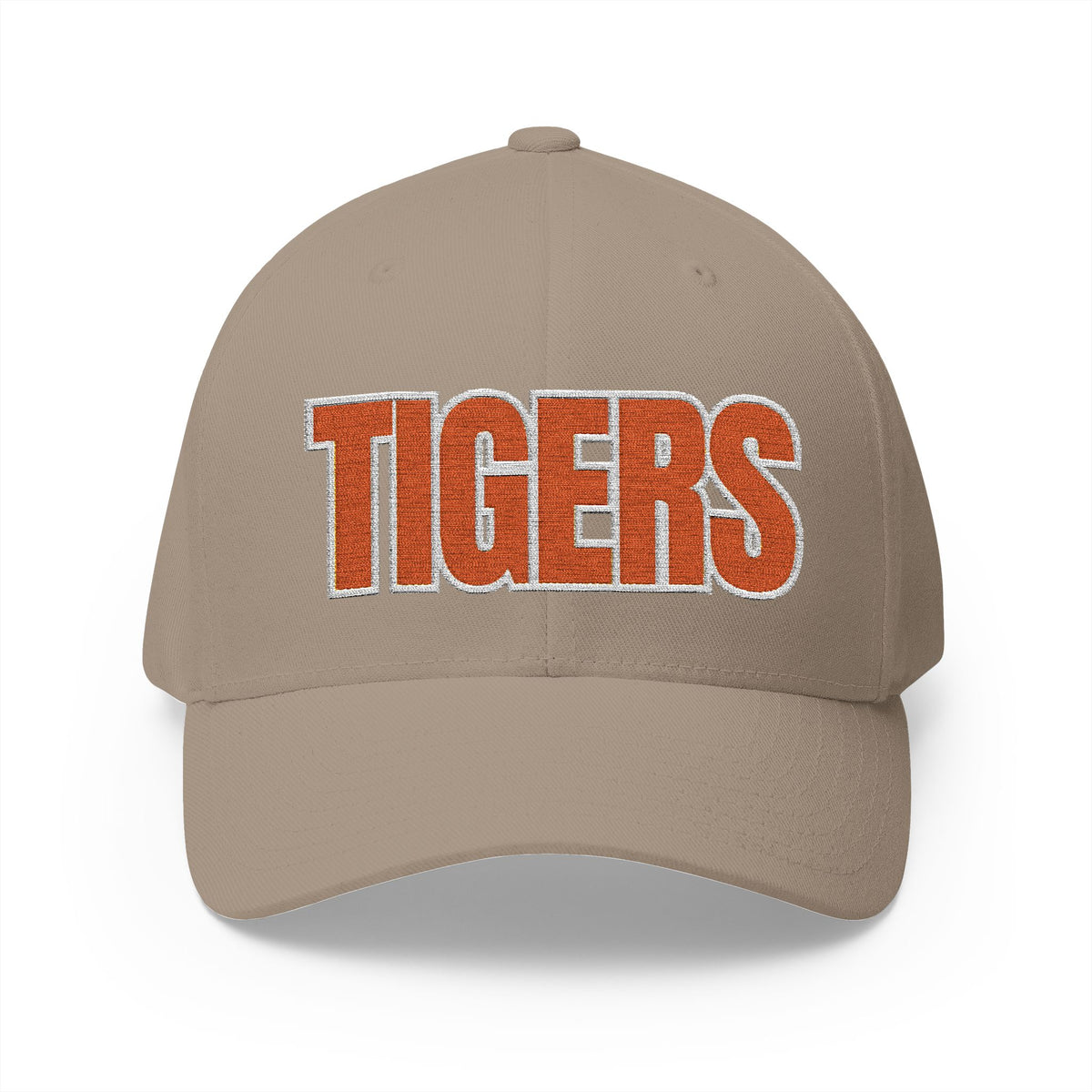 Farmington Tigers White Varsity Embroidered Cap