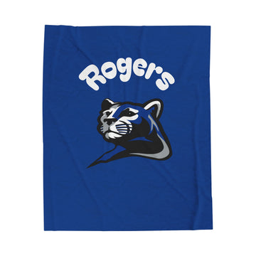 Rogers Royals Velveteen Plush Blanket - Perfect for Relaxation and Home Decor
