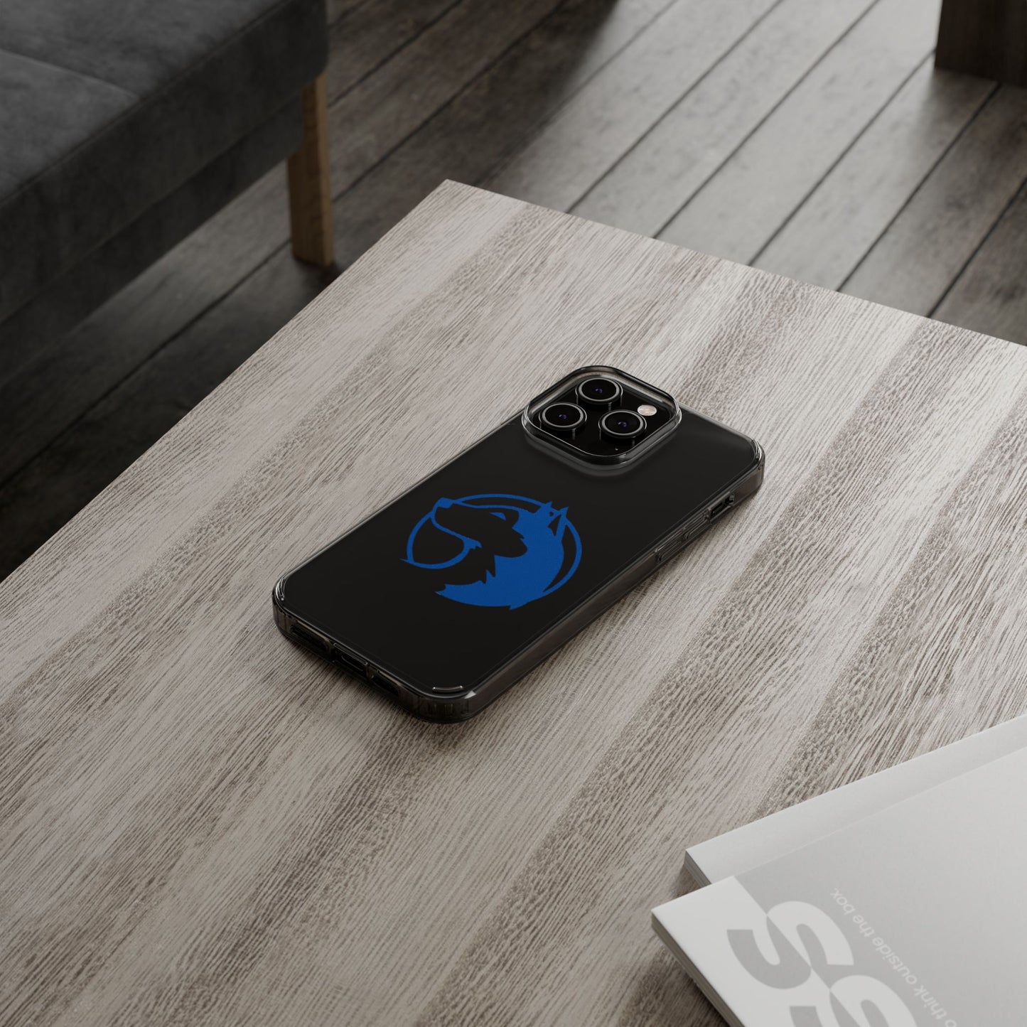Saint Anthony Huskies Clear Phone Case