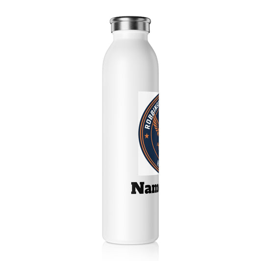 Robbinsdale Cooper Hawks Slim Water Bottle — Stainless Insulated Bottle