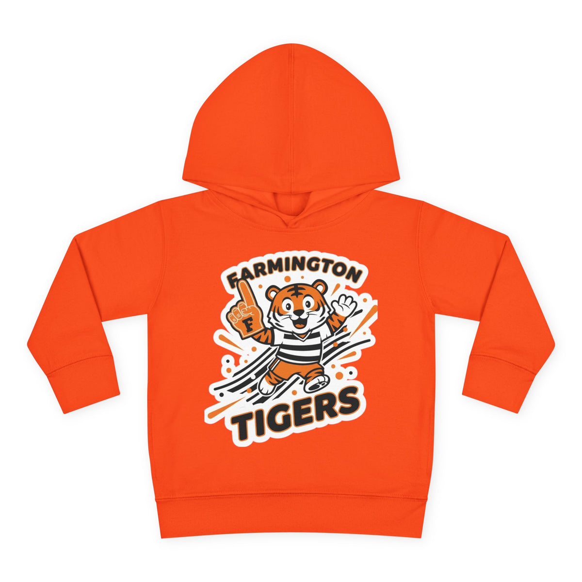 Farmington Tigers Toddler Pullover Fleece Hoodie