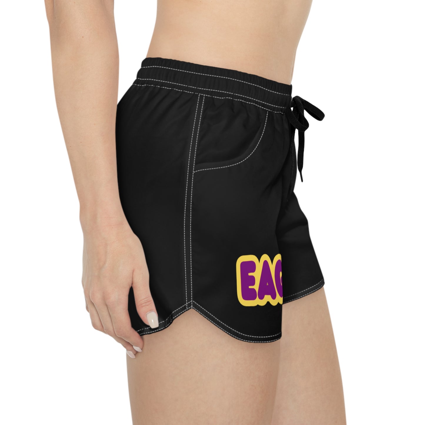 Saint Paul Washington Eagles Women's Black Casual Shorts