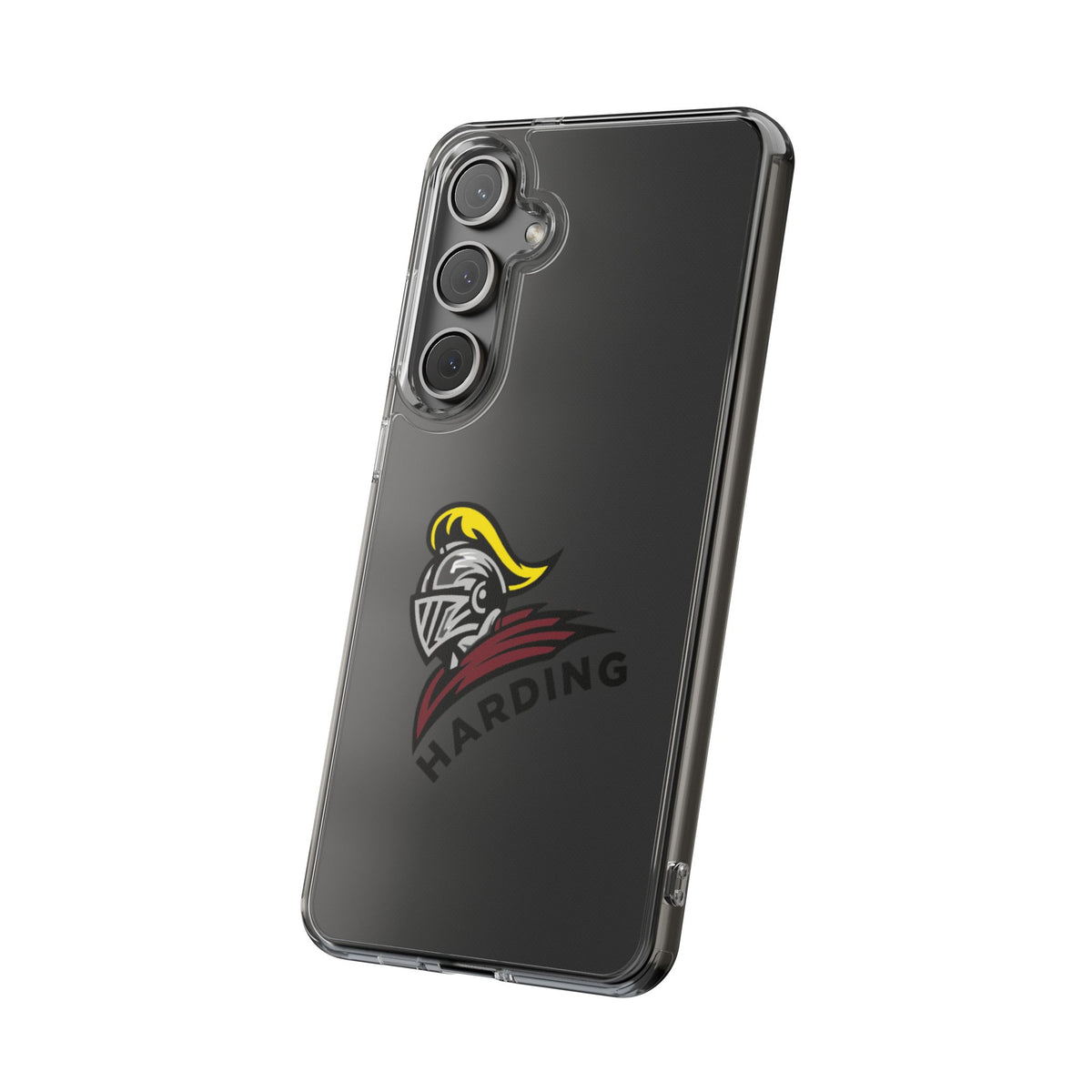 Clear Phone Case with Harding Logo
