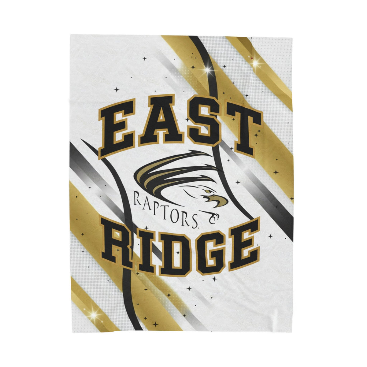 East Ridge Cozy Raptors Velveteen Blanket