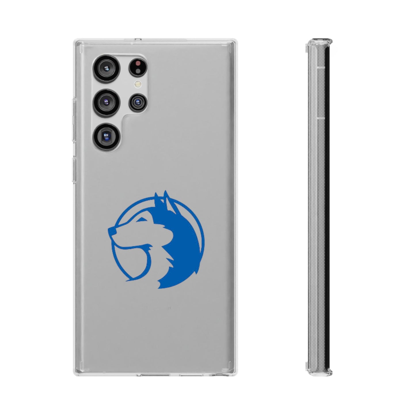 Saint Anthony Huskies Clear Phone Case