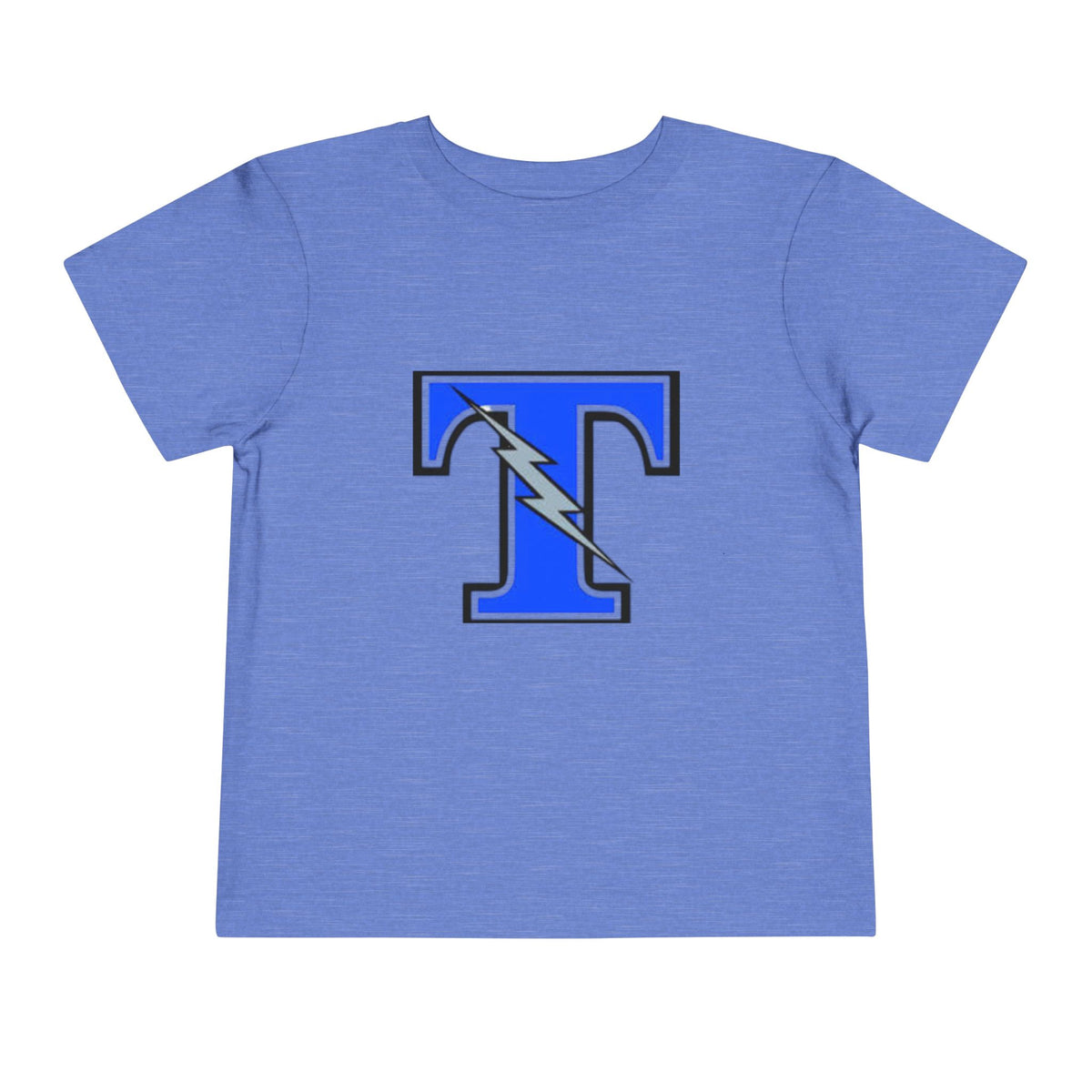 Tartan Titans Toddler Short Sleeve Tee - Fun Lightning Bolt Design
