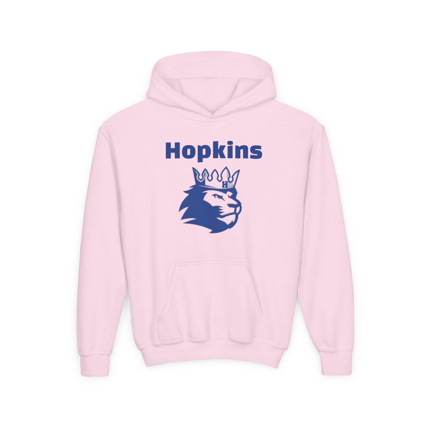 Youth Hooded Sweatshirt - 'Hopkins Royals' Design
