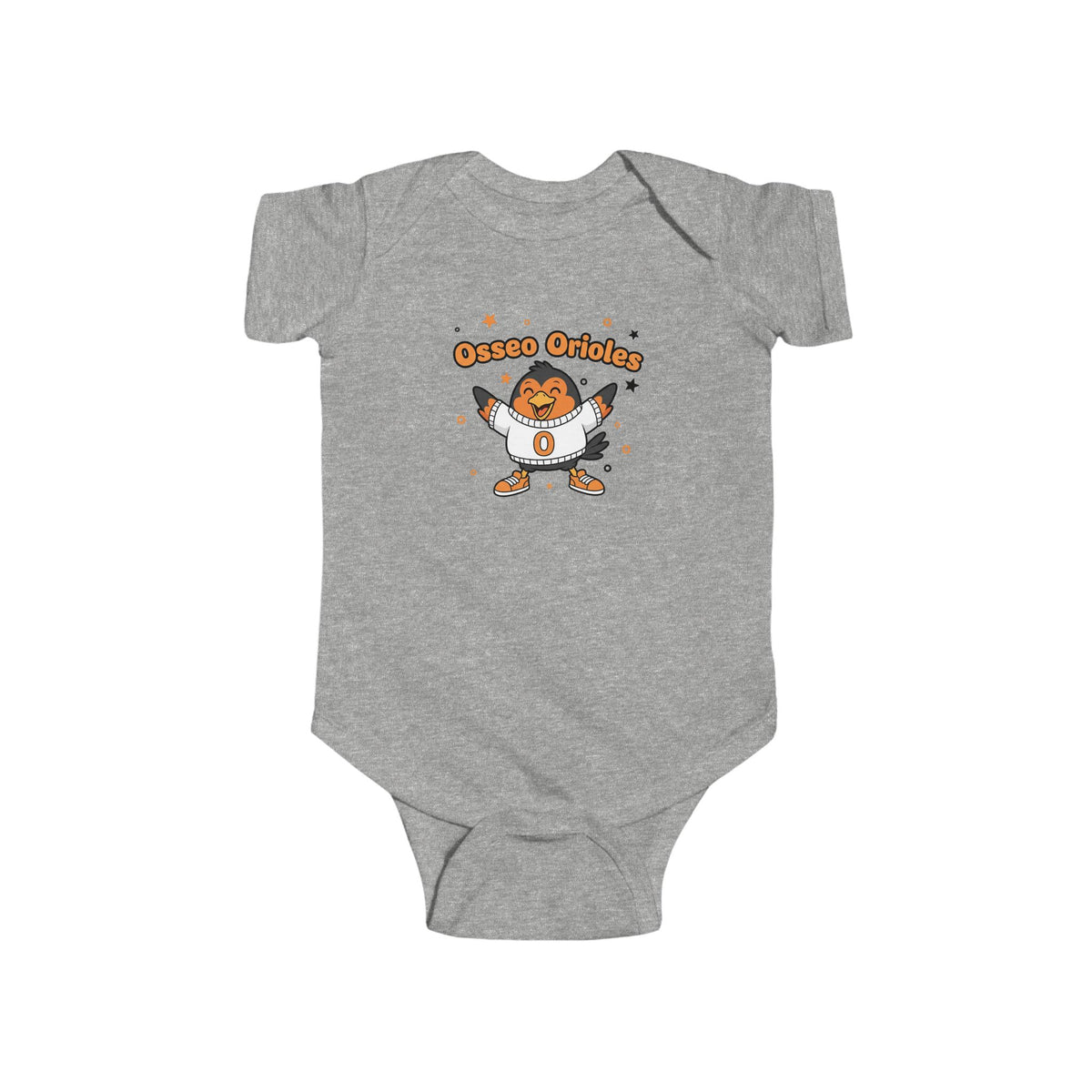Osseo Orioles Infant Bodysuit - Perfect Baby Shower Gift