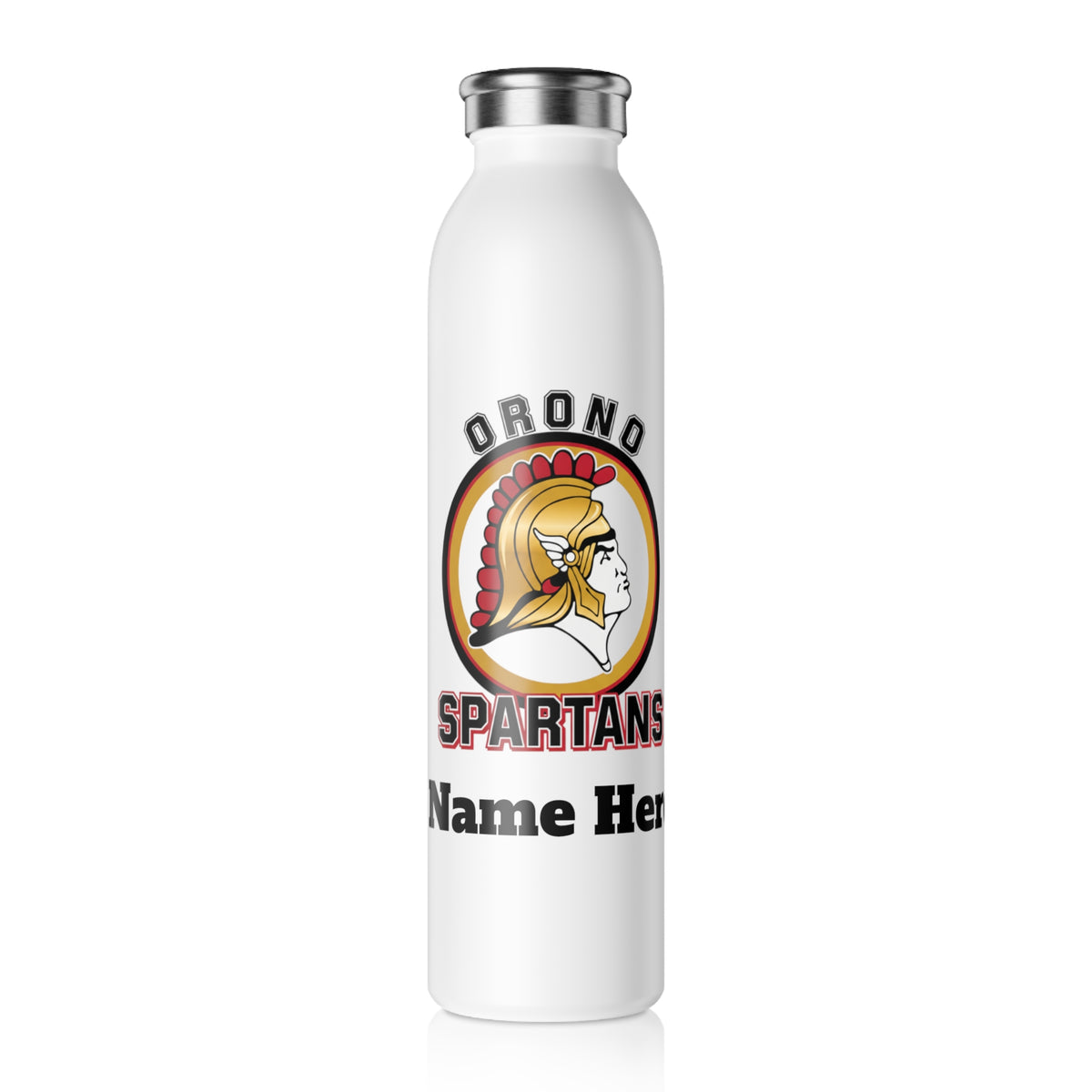 Orono Spartans Slim Water Bottle — Stainless Insulated Bottle