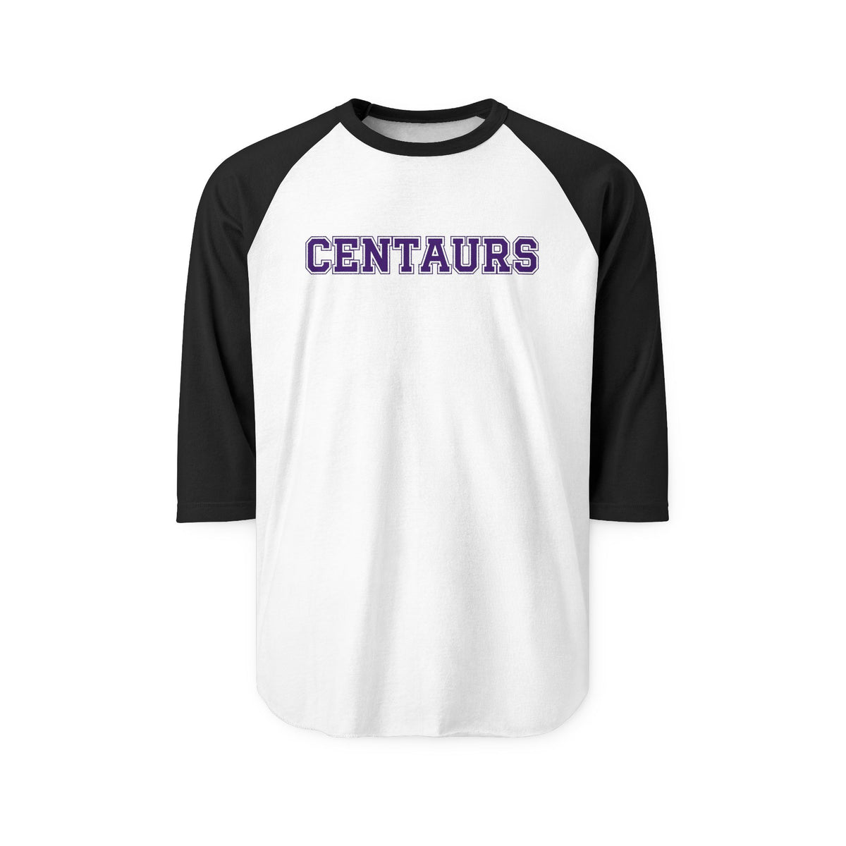 Brooklyn Center Centaurs Raglan Baseball Shirt — Vintage College Sports Tee