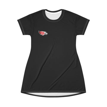 Eden Prairie Eagles Black T-Shirt Dress