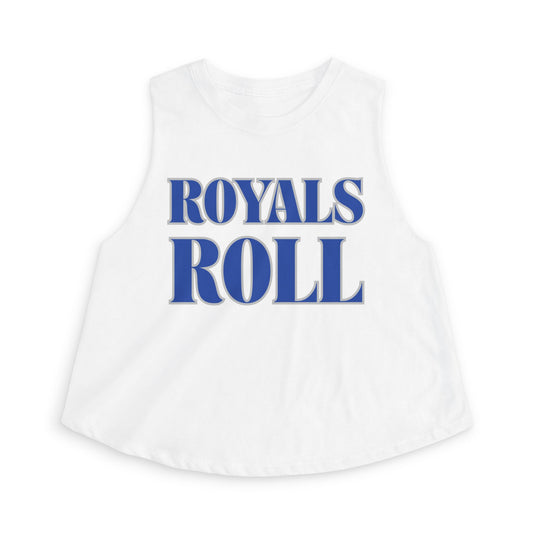 Royals Rolll Women's Crop Top — Vintage Sports Team Style