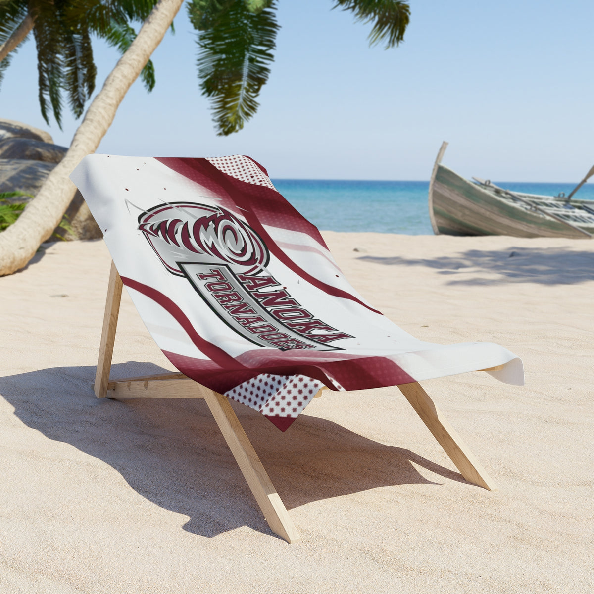 Anoka Tornadoes Beach Towel