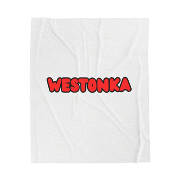 Mound Westonka White Hawks Cozy Velveteen Plush Blanket - Perfect for Relaxation and Home Decor