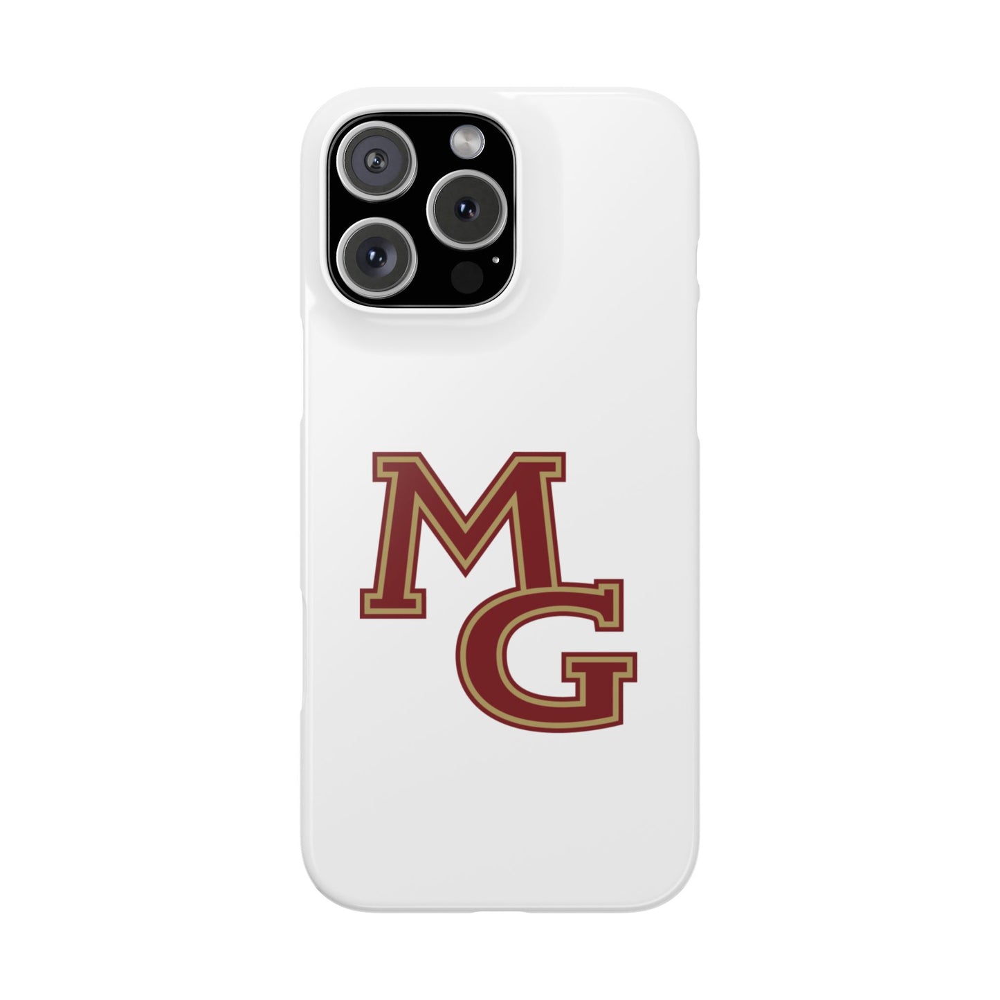 Maple Grove Crimson Slim Phone Case - Stylish Custom Cover for Daily Protection