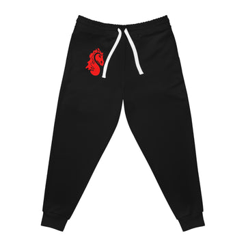 Stillwater Ponies Black Athletic Joggers - Comfortable Activewear for Fitness Lovers