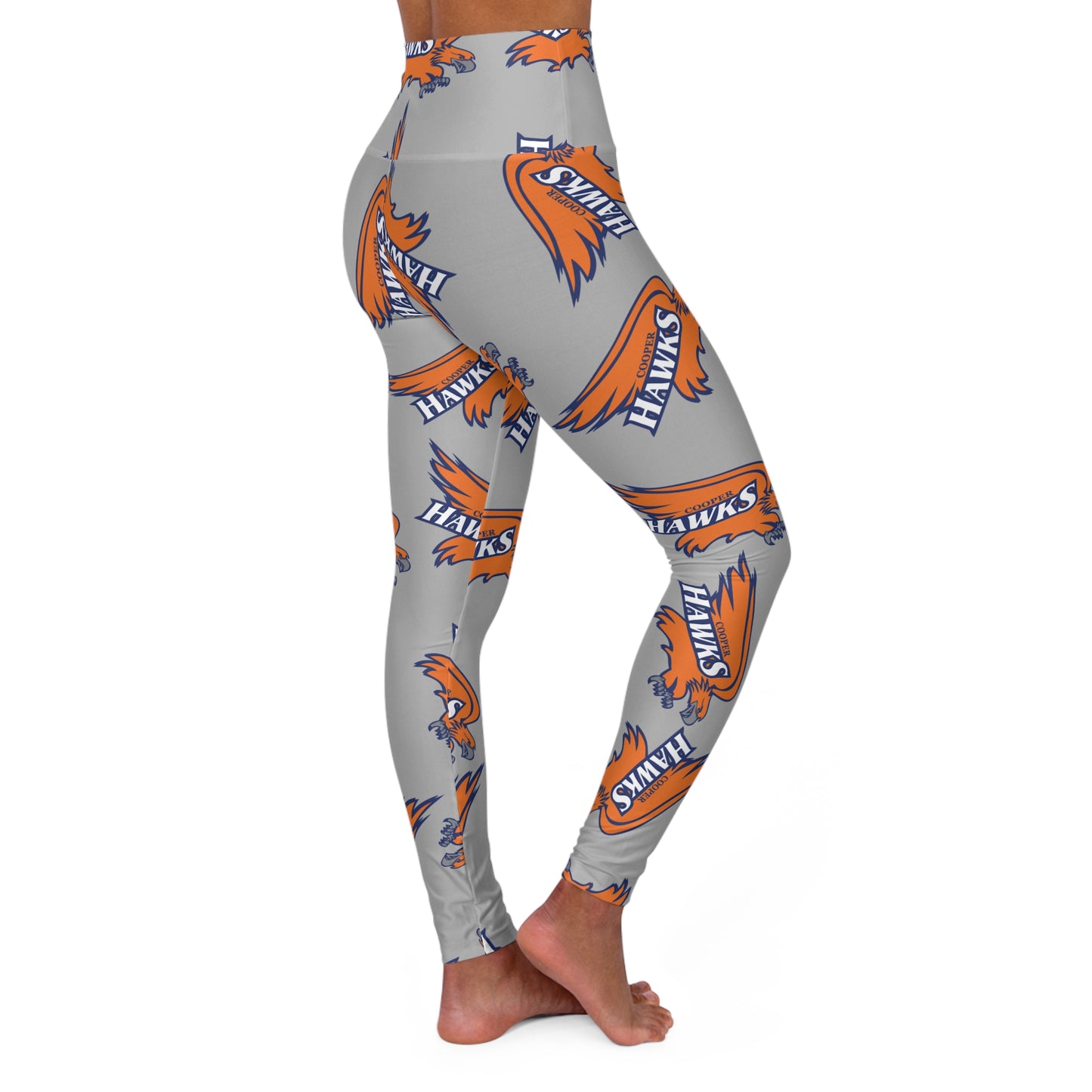 Robbinsdale Cooper Hawks High Waisted Leggings - Comfortable Fitness Wear for Active Lifestyle