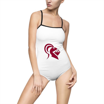 Sleek Women's Irondale Knights One-Piece Swimsuit with Stylish Logo