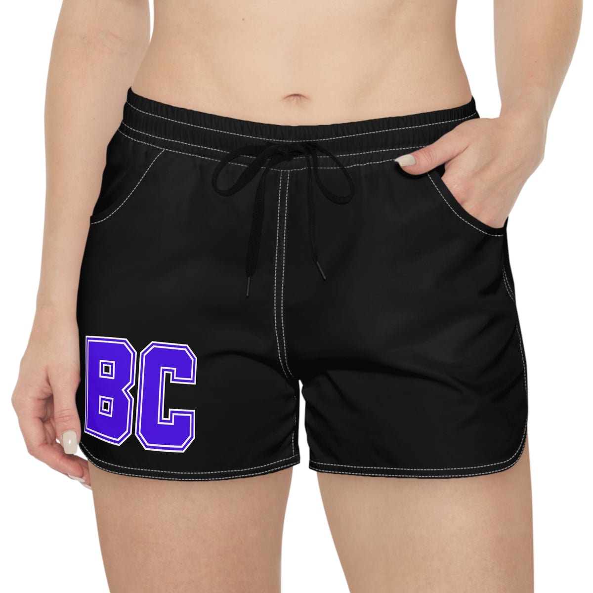 Brooklyn Center Centaurs Women's Casual Black Shorts