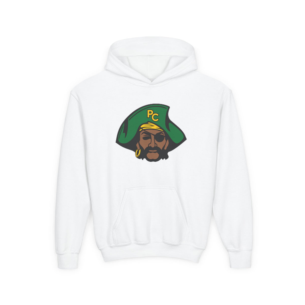 Youth Park Center Pirates Hoodie - Cozy Heavy Blend Sweatshirt for Kids